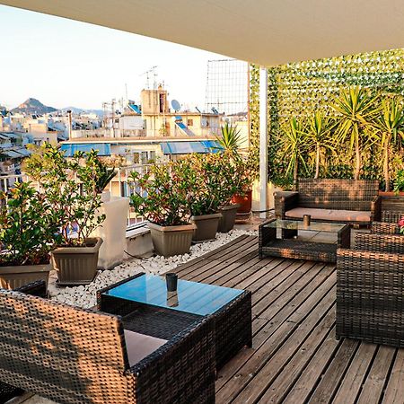 Апартаменты Renovated Studio With Roof Garden Access, 15 M Walk To Acropolis Афины Экстерьер фото